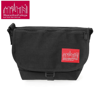 Manhattan Portage ( マンハッタンポーテージ ) Nylon Messenger Bag JR Flap Zipper Pocket 鞄 | バッグ | カバン | B5サイズ | シンプル | MP1605JRFZP