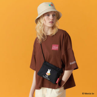 Manhattan Portage ( マンハッタンポーテージ ) DOUBLE ZIPPER POUCH MIFFY 70TH | ミッフィー | コラボ | バッグ | コンパクト | 薄型 | ブラック | DZPMF70 | サコッシュ | シンプル | お出かけ | 散歩 | 身軽 | アウトドア | レジャー