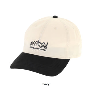 Manhattan Portage ( マンハッタンポーテージ ) Pigment Twill Suede Visor6P Cap | 帽子 | キャップ | シンプル | ツイル素材 | ロゴ | 刺繍 | オシャレ | お出かけ | カジュアル | ユニセックス | MP338 | まんはったんぽーてーじ