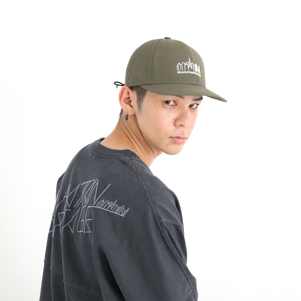 Manhattan Portage ( マンハッタンポーテージ ) Waterproof 3D Print Cap | キャップ | 帽子 | シンプル | ブラック | ネイビー | 防水 | 日よけ | UVカット | 紫外線対策 | ナイロン | アウトドア | キャンプ | MP340 | ユニセックス