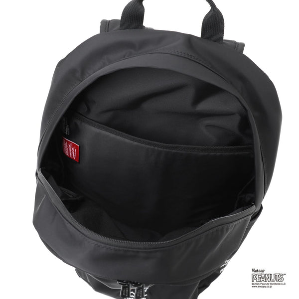 Manhattan Portage ( マンハッタンポーテージ ) TRAILBLAZER BACKPACK JR FLIGHT NYLON BACKING PEANUTS 25 | リュックサック | デイパック | コラボ | スヌーピー | チャーリー・ブラウン | 通勤 | 通学 | ブラック | シンプル | MP2292JRPNS25 | まんはったんぽーてーじ