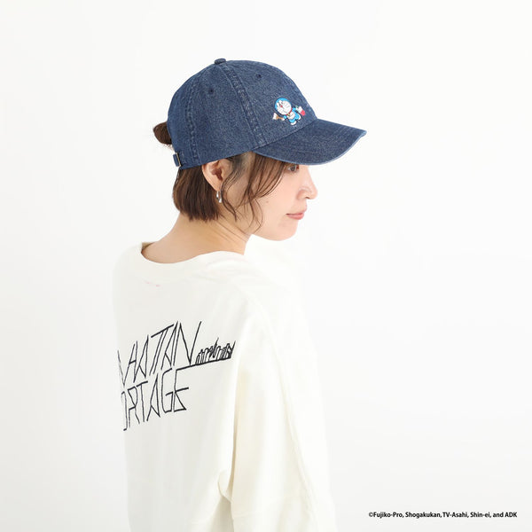 Manhattan Portage ( マンハッタンポーテージ ) Denim 6P Cap DORAEMON | ドラえもん | デニム | キャップ | 帽子 | デニムキャップ | サイズ調整 | オシャレ | MP331 | まんはったんぽーてーじ
