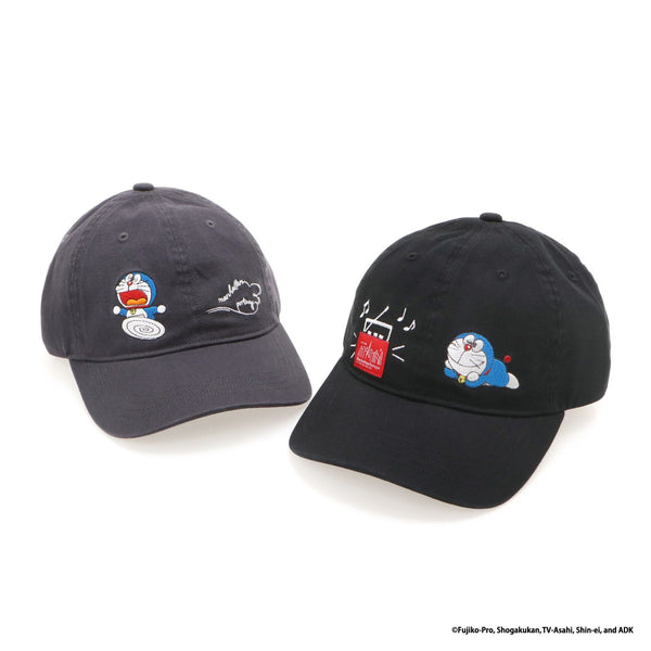 Manhattan Portage ( マンハッタンポーテージ ) Cotton Twill 6P Cap DORAEMON | ドラえもん | キャップ | ブラック | 帽子 | MP332 | オシャレ | 日よけ | サイズ調整 | まんはったんぽーてーじ