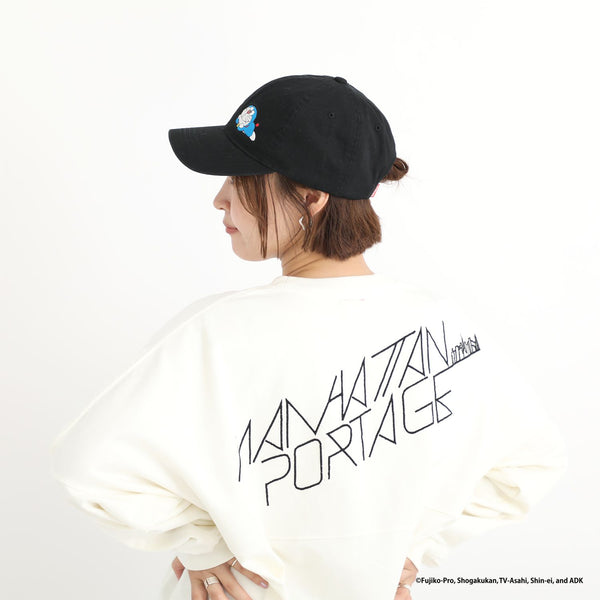 Manhattan Portage ( マンハッタンポーテージ ) Cotton Twill 6P Cap DORAEMON | ドラえもん | キャップ | ブラック | 帽子 | MP332 | オシャレ | 日よけ | サイズ調整 | まんはったんぽーてーじ