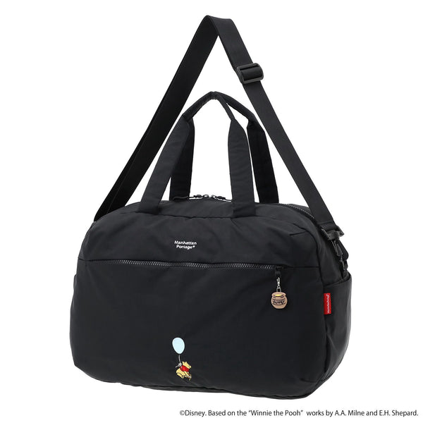 Manhattan Portage ( マンハッタンポーテージ ) PALMETTO BOSTON BAG NYLON TUSSAH QUILL 25 / POOH | プーさん | バッグ | A4サイズ | 通勤 | 通学 | シンプル | 軽量 | 旅行 | ボストンバッグ | MP1826TSPH25 | まんはったんぽーてーじ