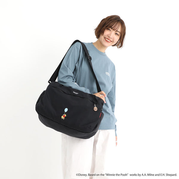 Manhattan Portage ( マンハッタンポーテージ ) PALMETTO BOSTON BAG NYLON TUSSAH QUILL 25 / POOH | プーさん | バッグ | A4サイズ | 通勤 | 通学 | シンプル | 軽量 | 旅行 | ボストンバッグ | MP1826TSPH25 | まんはったんぽーてーじ