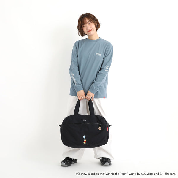 Manhattan Portage ( マンハッタンポーテージ ) PALMETTO BOSTON BAG NYLON TUSSAH QUILL 25 / POOH | プーさん | バッグ | A4サイズ | 通勤 | 通学 | シンプル | 軽量 | 旅行 | ボストンバッグ | MP1826TSPH25 | まんはったんぽーてーじ