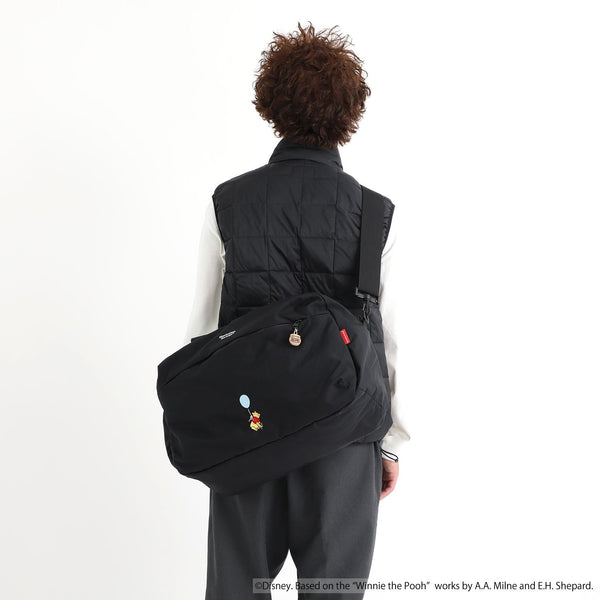 Manhattan Portage ( マンハッタンポーテージ ) PALMETTO BOSTON BAG NYLON TUSSAH QUILL 25 / POOH | プーさん | バッグ | A4サイズ | 通勤 | 通学 | シンプル | 軽量 | 旅行 | ボストンバッグ | MP1826TSPH25 | まんはったんぽーてーじ