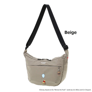 Manhattan Portage ( マンハッタンポーテージ ) DUET SHOULDER BAG NYLON TUSSAH QUILL 25 / POOH | プーさん | バッグ | ショルダーバッグ | 小型バッグ | 軽量 | 軽い | レジャー | アウトドア | お出かけ | MP2409TSPH25 | まんはったんぽーてーじ