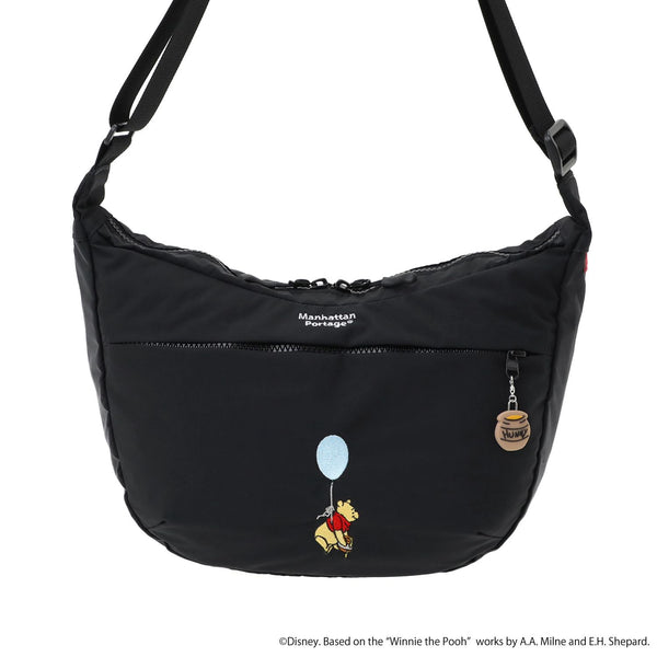 Manhattan Portage ( マンハッタンポーテージ ) DUET SHOULDER BAG NYLON TUSSAH QUILL 25 / POOH | プーさん | バッグ | ショルダーバッグ | 小型バッグ | 軽量 | 軽い | レジャー | アウトドア | お出かけ | MP2409TSPH25 | まんはったんぽーてーじ