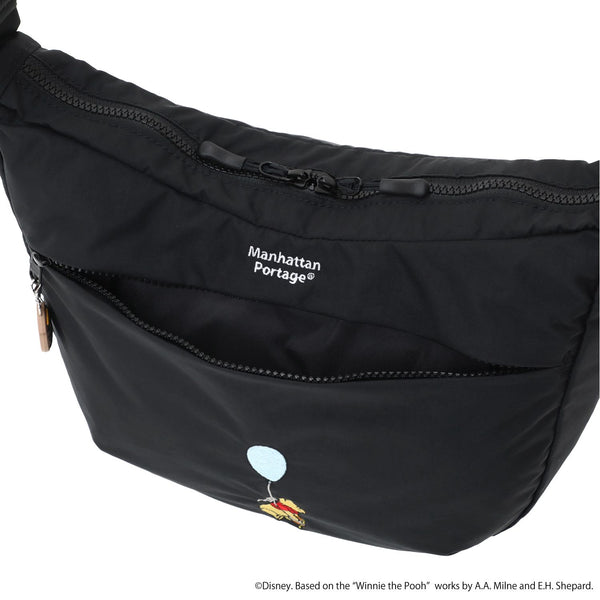 Manhattan Portage ( マンハッタンポーテージ ) DUET SHOULDER BAG NYLON TUSSAH QUILL 25 / POOH | プーさん | バッグ | ショルダーバッグ | 小型バッグ | 軽量 | 軽い | レジャー | アウトドア | お出かけ | MP2409TSPH25 | まんはったんぽーてーじ