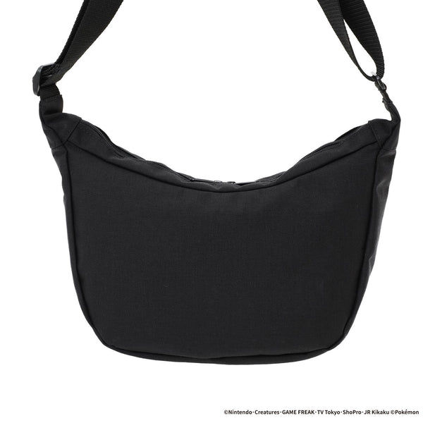 Manhattan Portage ( マンハッタンポーテージ ) DUET SHOULDER BAG Pokémon 25 | ポケモン | バッグ | カバン | かばん | ショルダーバッグ | ブラック | シンプル | MP2409PKMN25 | チャーム | 刺繍 | まんはったんぽーてーじ