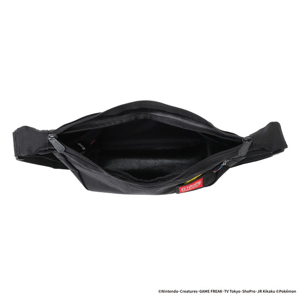 Manhattan Portage ( マンハッタンポーテージ ) DUET SHOULDER BAG Pokémon 25 | ポケモン | バッグ | カバン | かばん | ショルダーバッグ | ブラック | シンプル | MP2409PKMN25 | チャーム | 刺繍 | まんはったんぽーてーじ