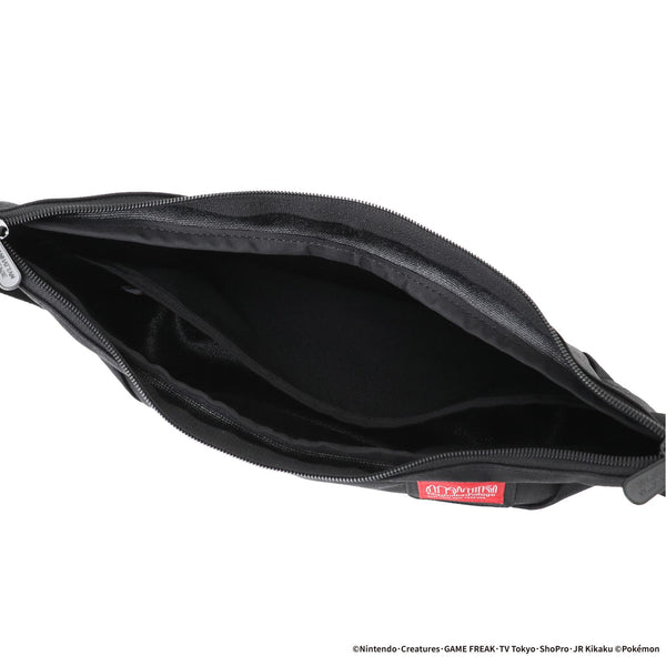 Manhattan Portage ( マンハッタンポーテージ ) DUET SHOULDER BAG Pokémon 25 | ポケモン | バッグ | カバン | かばん | ショルダーバッグ | ブラック | シンプル | MP2409PKMN25 | チャーム | 刺繍 | まんはったんぽーてーじ