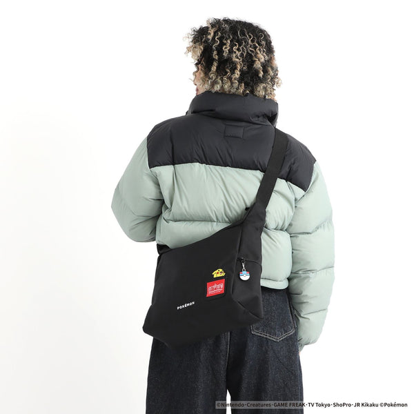 Manhattan Portage ( マンハッタンポーテージ ) BED-STUY SHOULDER BAG Pokémon 25 | ショルダーバッグ | バッグ | カバン | チャーム | 刺繍 | ポケモン | ブラック | 収納 | MP6041PKMN25 | まんはったんぽーてーじ