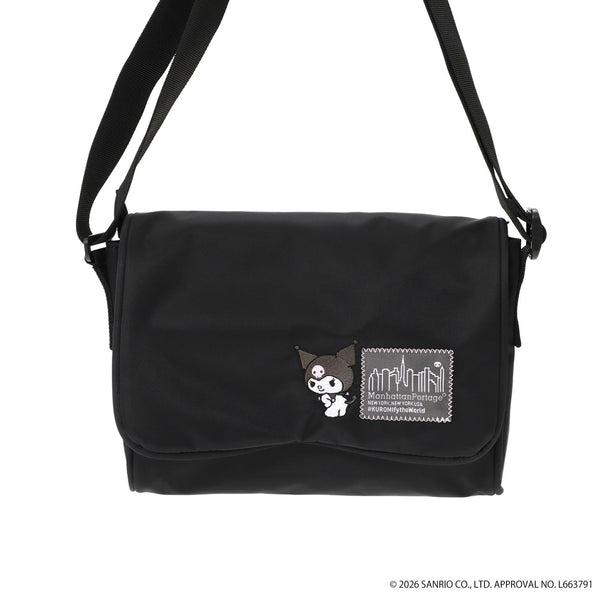 Manhattan Portage ( マンハッタンポーテージ ) WHITEHALL SHOULDER MGNT FLIGHT NYLON BACKING KUROMI | クロミちゃん | バッグ | ショルダーバッグ | かばん | 鞄 | MP2095MGNTNTWLBKRM | 薄型 | ナイロン | アウトドア | キャンプ | まんはったんぽーてーじ