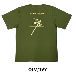 FIELD SEVEN ( フィールドセブン ) ぺぐTシャツ | 半袖 | Tシャツ | シンプル | バックプリント | 吸水速乾 | ドライ | 夏服 | 動きやすい | UVケア | アウトドア | キャンプ | レジャー