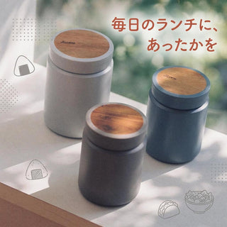 RIVERS ( リバーズ ) スープジャー モク 400 スープボトル 保温 保冷 真空断熱 400ml ランチ お弁当 ランチジャー スープ容器 天然木 オフィス レディース メンズ ギフト プレゼント フードジャー フードポット ピクニック KT002