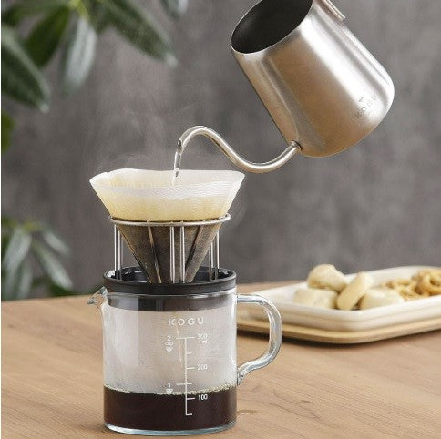 HIGHMOUNT ( ハイマウント ) 珈琲考具 サーバー＆スタッキングドリッパー | 珈琲 | シンプル | コーヒー | サーバー | ドリッパー | コンパクト | アウトドア | キャンプ | 持ち運び | 46347