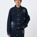 CHUMS ( チャムス ) 守矢努 デニムジャケット ジャケット Gジャン メンズ レディース ユニセックス コラボ 限定 アメカジ カジュアル デニムアウター 長袖 おしゃれ キャンプ CH04-1532