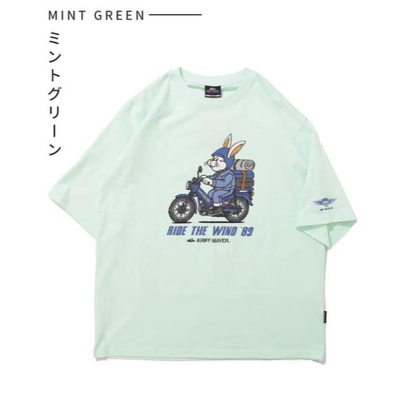 KRIFF MAYER ( クリフメイヤー ) クリフラビット半袖T | ツーリング | MENS | 2546301 | メンズ | 半袖 | Tシャツ | 半袖Tシャツ | アパレル | トップス | オシャレ | アウトドア | キャンプ | レジャー | 綿100％ | くりふめいやー