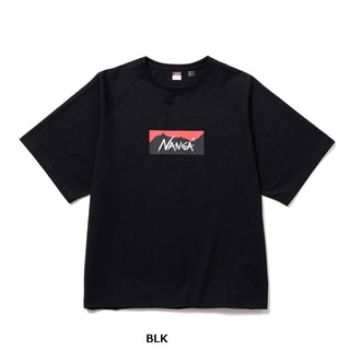 NANGA ( ナンガ ) ECO HYBRID BOX LOGO LOOSE FIT TEE UNISEX エコハイブリッドボックスロゴルーズフィットティー | 半袖シャツ | シャツ | シンプル | ロゴ | 夏服 | ゆったり | 定番 | なんが