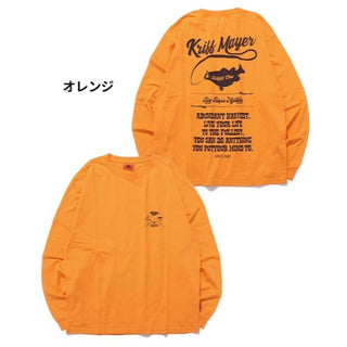 【 SALE 】KRIFF MAYER ( クリフメイヤー ) 外遊びイラストロンT ( 釣り ) 2517813 | シャツ | ウェア | トップス | ロンT | Tシャツ | 長袖 | 綿100% | プリントT | くりふめいやー | バックプリント