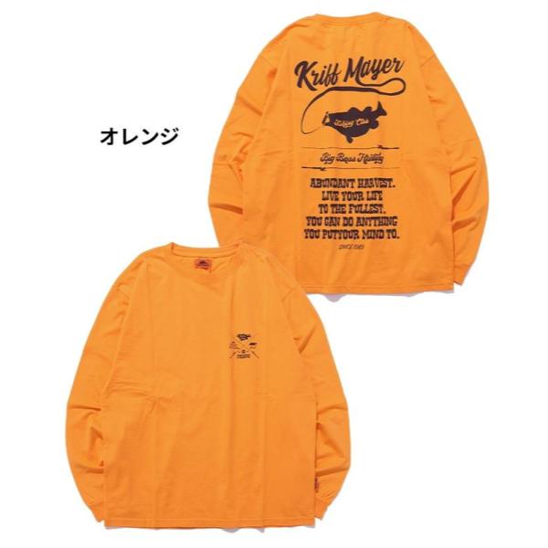 KRIFF MAYER ( クリフメイヤー ) 外遊びイラストロンT ( 釣り ) 2517813 | シャツ | ウェア | トップス | ロンT | Tシャツ | 長袖 | 綿100% | プリントT | くりふめいやー | バックプリント