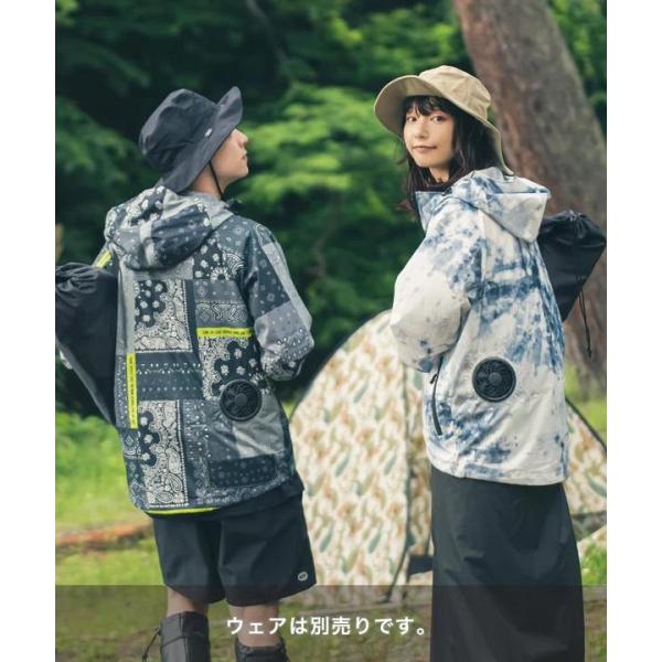 KiU ( キウ ) キウ ×「空調服(R)」 スターターキット | K308 | ファン | 熱中症対策 | アウトドア | 外遊び | レジャー | キャンプ | BBQ | バーベキュー | 夏 | 暑さ対策 | 外仕事 | 畑仕事 | 風量調節