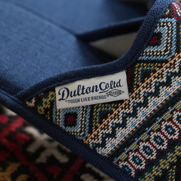 DULTON ( ダルトン ) SLIPPERS SAMOA スリッパ サモア | メンズ | レディース | 履物 | 室内 | 家 | 来客 | 自宅 | 織り柄 | サモア柄 | ルームシューズ | 袋付 | 旅行 | 行事 | 持ち運び | 携帯 | RN-0783 | だるとん