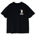 go slow caravan ( ゴースローキャラバン ) RAY綿 猫と麦酒TEE ～ 麦酒風呂2 ～ MENS | メンズ | WOMENS | レディース | シャツ | 半袖 | ウェア | トップス | ドライタッチ | プリントT | Tシャツ | 342611 | カジュアル