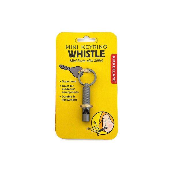 KIKKERLAND ( キッカーランド ) Mini Keyring Whistle ミニ キーリング ホイッスル | 防災 | 緊急時 | 便利 | 携帯ホイッスル | 笛 | 災害時 | 地震 | アウトドア | キャンプ | 登山 | 軽い | 軽量 | 持ち運び | KKR105 | きっかーらんど