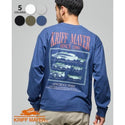 KRIFF MAYER ( クリフメイヤー ) クリフメイヤー 外遊びプリントロンT 古代魚 ロンT 長袖Tシャツ 長袖Tシャツ メンズ メンズロンT プリントTシャツ カジュアルTシャツ アメカジ アメカジTシャツ アウトドアウェア アウトドアTシャツ 外遊び