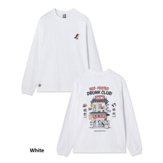 CHUMS ( チャムス ) アカアシサカバブラッシュドロングスリーブTシャツ 長袖Tシャツ ロンT メンズ レディース オーバーサイズ カジュアル アウトドア キャンプ トップス コットン 綿100% ブービーバード アカアシサカバ 秋冬 春 トレーナー