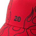 NEW ERA ( ニューエラ ) 9FORTY A-Frame The Flame 帽子 キャップ 炎 フレーム ファイヤー ロゴ 刺繍 ストリート カジュアル ブランド ベースボールキャップ アウトドア キャンプ 15137114 15137115