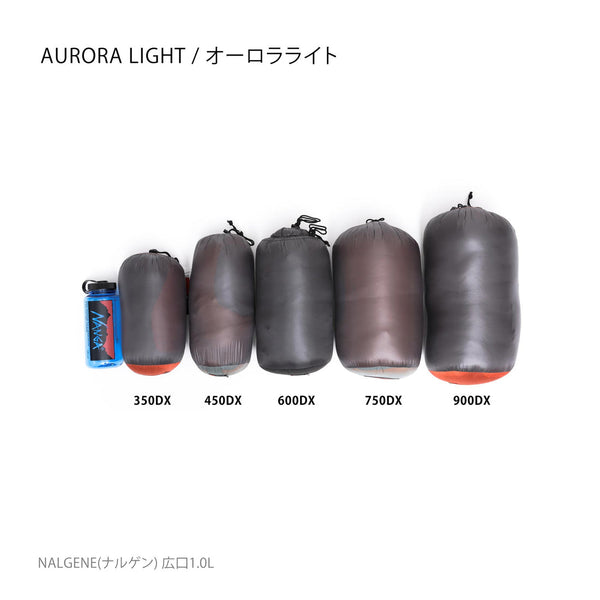 NANGA ( ナンガ ) オーロラテックス ライト600DX AURORA TEX light 600DX | シュラフ | 寝袋 | ダウン | ダウンシュラフ | 冬キャンプ | 秋キャンプ | マミー型 | 防水 | 軽量 | コンパクト | なんが | アウトドア | キャンプ