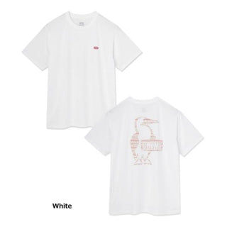 CHUMS ( チャムス ) シナワバブービーロゴTシャツ 半袖 Tシャツ メンズ レディース ユニセックス トップス カットソー ロゴTシャツ UVカット ドライ ストレッチ アウトドア キャンプ フェス レジャー カジュアル 普段使い CH01-2930
