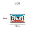 STICKER PACK ( ステッカーパック ) ルート66 オールドプレート | ステッカー | すてっかー | 車 | ハードケース | 収納ボックス | ハードボックス | 貼る | SPL01154 | すてっかーぱっく