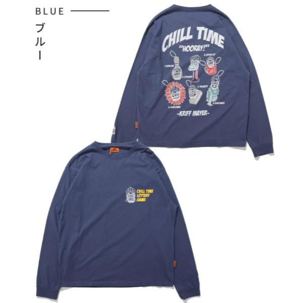 KRIFF MAYER ( クリフメイヤー ) チルタイムロンT ( キーホルダー ) MENS | メンズ | 2517808 | トップス | 長袖 | ウェア | 長袖シャツ | Tシャツ | ユニセックス | バックプリント | くりふめいやー | お出かけ | アウトドア | キャンプ | レジャー