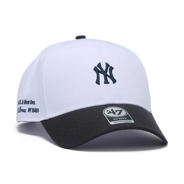'47 ( フォーティーセブン ) '47 エムブイピー ニューヨーク・ヤンキース STADIUM ADDRESS ベースランナー ホワイト ネイビーバイザー | 帽子 | キャップ | 2トーン | 刺繍 | アウトドア | オシャレ | お出かけ | レジャー | 14920308 | ふぉーてぃーせぶん