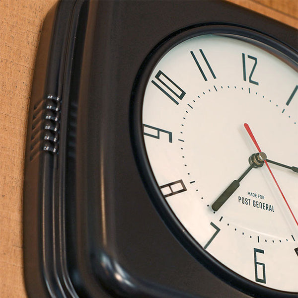 POST GENERAL ( ポストジェネラル ) BISPHAM WALL CLOCK / ビスファム ウォールクロック BLACK 982260008 SILVER 982260010 | 時計 | 掛け時計 | シンプル | スイープムーブメント | ヴィンテージ