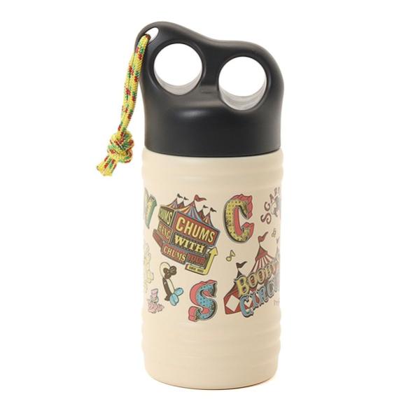 CHUMS ( チャムス ) キャンパーウェーブボトル300ml | ボトル | 保温 | 保冷 | ステンレス | タンブラー | 持ち運び | アウトドア | キャンプ | 通勤 | 通学 | 内蓋 | 真空断熱 | オフィス | 吊り下げ | CH62-2273 | 水筒 | ちゃむす
