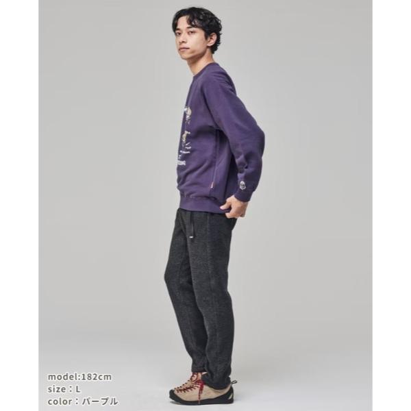 KRIFF MAYER ( クリフメイヤー ) チルタイム裏起毛クルー ( 顔 ) MENS | メンズ | 長袖 | 2523108 | コットン | クルーネック | カジュアル | オシャレ | プリント | スウェット | 裏起毛 | アパレル | トップス | くりふめいやー