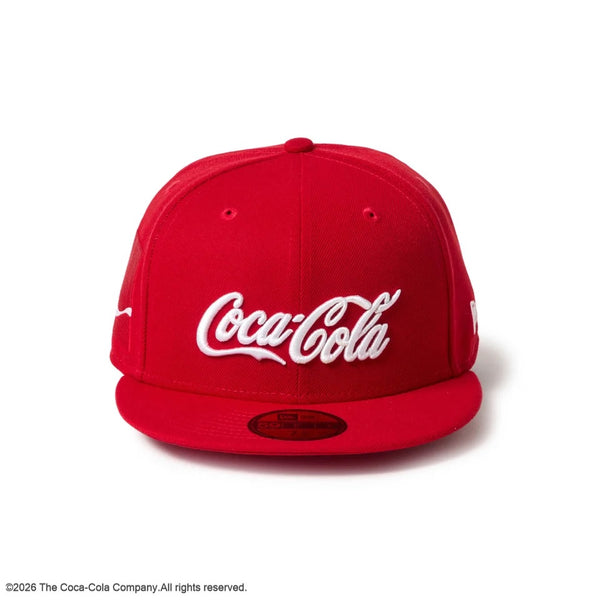 NEW ERA ( ニューエラ ) 59FIFTY Coca-Cola コカコーラ スカーレット キャップ 帽子 メンズ レディース ベースボールキャップ 59FIFTYキャップ コカ・コーラ ロゴ カジュアル ストリート 15154862
