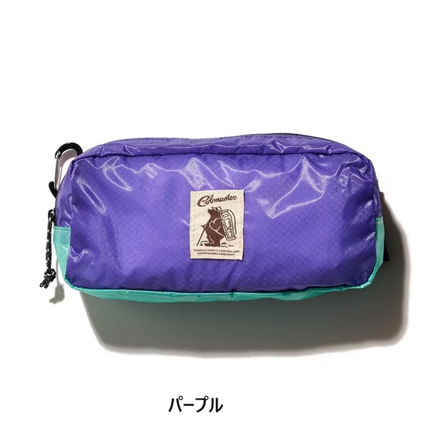 COBMASTER ( コブマスター ) COB-CR SQUARE POUCH M スクエアポーチ ポーチ 小物入れ バッグインバッグ 収納ケース コスメポーチ トラベルポーチ 旅行 洗面用品 ステーショナリー アウトドア キャンプ 軽量 耐久性 防水 コーデュラリップ カラビナ付き ユニセックス 81090500