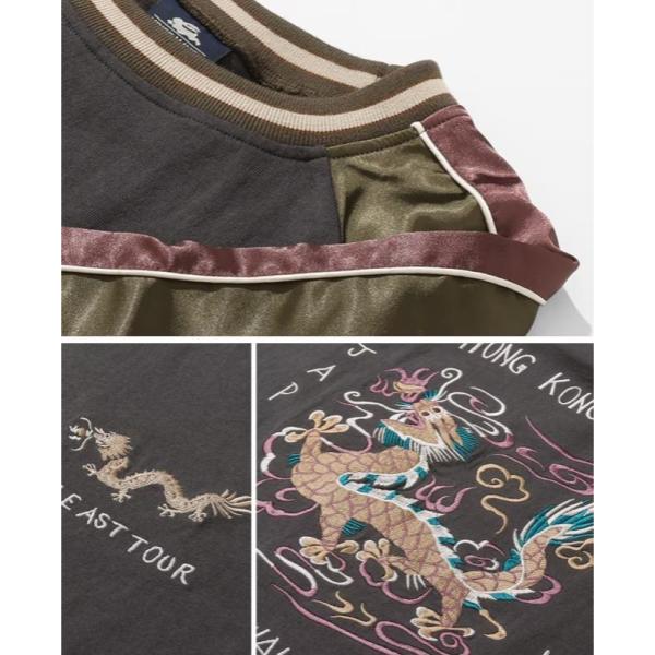 KRIFF MAYER ( クリフメイヤー ) スーベニア刺繍スカT(龍) | MENS | 2547202 | メンズ | シャツ | 半袖 | ウェア | アパレル | トップス | 半袖 | 夏 | かっこいい | 刺繍 | 綿100% | スカジャン | くりふめいやー | お出かけ