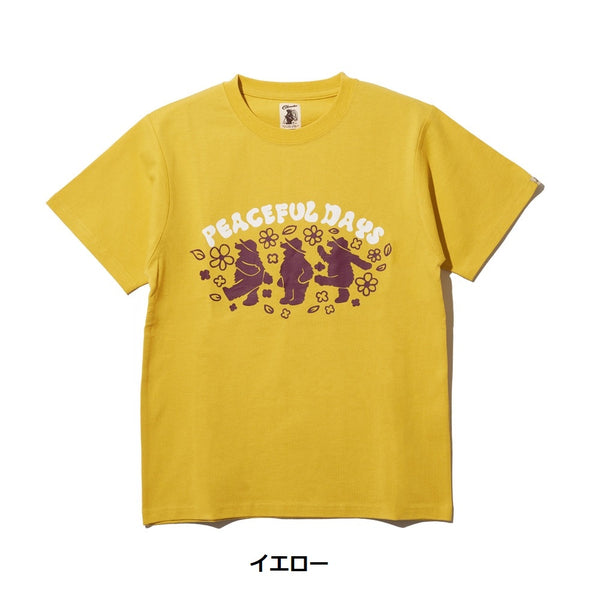 COBMASTER ( コブマスター ) COB PEACEFULDAYS TEE | シャツ | 半袖 | ウェア | トップス | 春夏 | レジャー | 定番 | Tシャツ | 綿100% | プリント | ホワイト | イエロー | ラベンダー | ブルー | 81149000 | カジュアル | こぶますたー