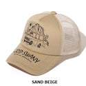 GRIP SWANY ( グリップスワニー ) 【 GSUA-162 】 BEAR TRUCKER CAP | 帽子 | キャップ | 日よけ | 紫外線対策 | UVカット | アウトドア | レジャー | キャンプ | メッシュ | トラッカーキャップ | サイズ調整 | ぐりっぷすわにー