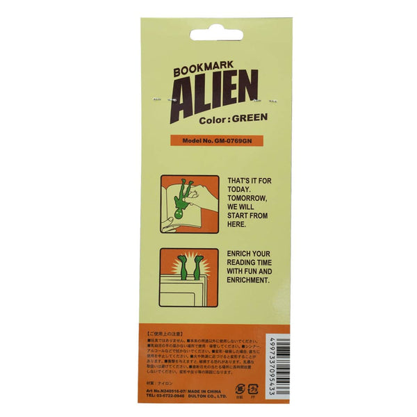 DULTON ( ダルトン ) BOOKMARK ALIEN ブックマーク エイリアン | 宇宙人 | しおり | ブックマーカー | ナイロン | ユニーク | GM-0769 | だるとん | 読書 | プレゼント | 小物
