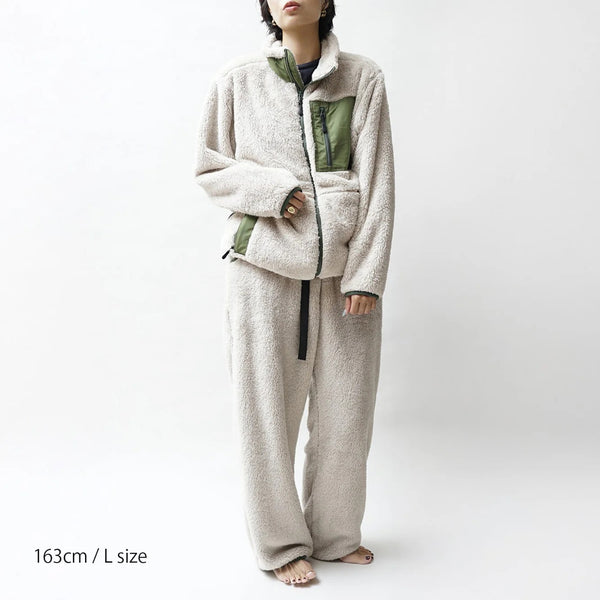 GRIP SWANY ( グリップスワニー ) 【 GSMCT-078 】 CORAL FLEECE JACKET | フリース | ジャケット | 上着 | 冬 | アウター | ポケット | アウトドア | お出かけ | 暖かい | 防寒 | ふわふわ | ぐりっぷすわにー